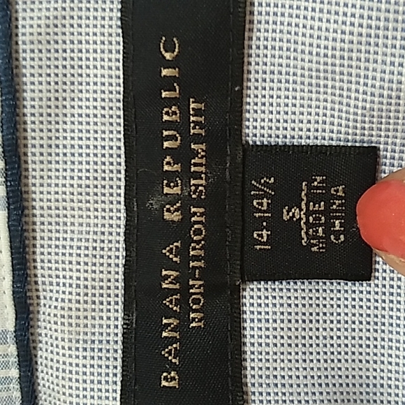 Banana Republic Slim Fit Long Sleeve Button Down Shirt. Size Small NWOT - Picture 6 of 8